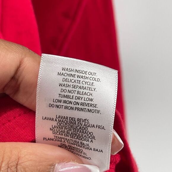 Holiday Time Girls Red Christmas Unicorn Snow Much Fun Long-Sleeved Tee XXL (18) - Picture 11 of 12